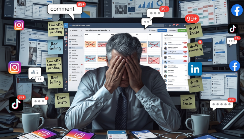 Director de empresa en medio del caos por no tener marketing estratégico para ordenar y escalar su negocio.
