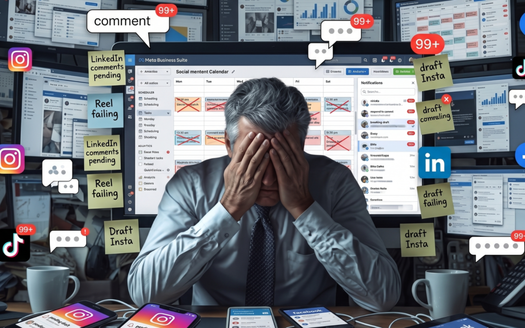 Director de empresa en medio del caos por no tener marketing estratégico para ordenar y escalar su negocio.
