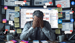 Director de empresa en medio del caos por no tener marketing estratégico para ordenar y escalar su negocio.